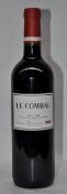 1 x Cahors Domaine Cosse Maisonneuve Le Combal Red Wine - Spanish Wine - Year 2009 - Bottle Size