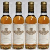4 x 1989 Chateau Coutet, Barsac, France – 1989 - 375ml Bottles – Volume 13.5% - Ref W1083/W1084/