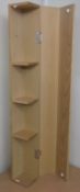 1 x Sleek Birch Bathroom Wall Mountable Mirrored Cabinet – Stylish Slim Line Design – Dimensions :