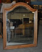 1 x Solid Oak Framed Mirror – Ex Display - Dimensions : 70x90cm – CH261 - CL050 – Location :
