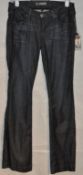 1 x Pair of Hudson Blue Denim Womens Jeans – Size 29 Waist – New with Tags - High Resale Value - Ref