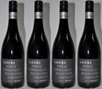 4 x Peter Lehmann Shiraz Barossa Red Wines - Australian Wine - Year 2010 - Bottle Size 75cl - Volume