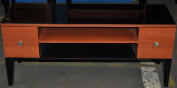1 x Cherry TV/DVD Home Entertainment Display Unit with Drawers – Ex Display – Dimensions : 120x39x46