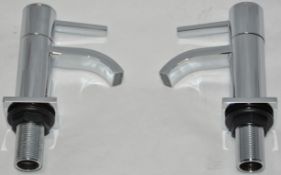 1x Set of Two Bath Taps - Used Commercial Samples – Boxed in Good Condition - Model : N01 – Plumbing