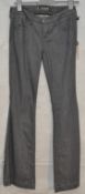 1 x Pair of Hudson Grey Denim Womens Jeans – Size 27 Waist – New with Tags – High Resale Value – Ref