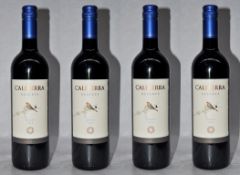 4 x Caliterra Reserva Merlot Estate Grown Red Wines - Chile - Year 2012 - Bottle Size 75cl -