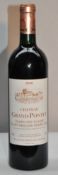 1 x Chateau Grand Pontet St. Emilion - Year 2000 - Bottle Size 75cl - Volume 13% - Ref W1489 - CL101