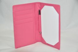 5 x Genuine Fine Leather Credit Card Wallets by ICE London - EGW-6003-PK - Colour: Pink - Includes