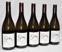 5 x Gem Pinot Gris Single Vineyard, Marlborough, New Zealand -  2006 – Bottle Size 75cl - Volume