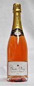 1 x Charles Vercy Cuvee de Reserve Brut Rose, Champagne, France – NV – Bottle Size 75cl - Volume