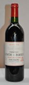 1 x Grand Vin Chateau Lynch Bages Grand Cru Classe Pauillac Red Wine - Vintage 1989 - Bottle Size