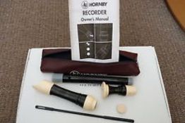 1 x Hornby Classic Design Recorder 'F Treble' – New with Quality Brown Zip Case, Cleaning