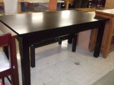 1 x Black Office Desk - Ex Display Stock - FC36 - CL036 - Location: Middleton M24