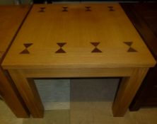 1 x Myers Shaw Oak Table Lamp - H50 x L60 x W60 cms - Ex Display Stock - CL036 - Ref FC104 -