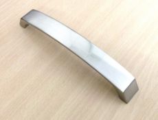 50 x Curva Bow Cabinet Door Handles - 170mm - New Stock - Brushed Aluminium Finish - No Fixings