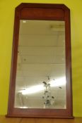 1 x Mahogany Framed Mirror - Ref: FC827 - Ex Display Stock In Great Condition - W55 x H105cm - CL036