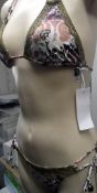 1 x Christian Lacroix -Lucky- Underwired Triangle Top and Mini Bikini Brief Set- Ref 34 - CL011 -