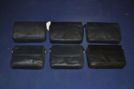 6 x Leather Britsh Rail Shoulder Bags In Leather - NJB057 - CL008 - Location: Bury BL9 - RRP £