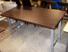 1 x Desk On Metal Frame - Ref: FC708 - Ex Display Stock With Some Wear & Tear, See Pictures - L150