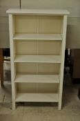 1 x White Gloss Library, Shelving Unit - Ref: FC771 - Ex Display Stock In Good Condition - W68 D30
