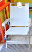 Set Of 4 x Folding Garden / Outdoor Chairs - Ref: FC949 - 2 Matching, 2 Odd - Various Colours &