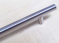 26 x Long Bar Handles - 835mm In Length - Perfect For All Modern Cabinets and Units - Brushed Chrome
