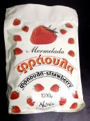 8 x Bags Of Strawberry Jam - Net Weight 1000g Per Bag - Product of Greece - 35% Fruit Content - Best