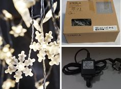 4 x Strala Ikea Christmas Snowflake LED Lighting – Ref : CAT079 – Model : 802.186.51 – Suitable