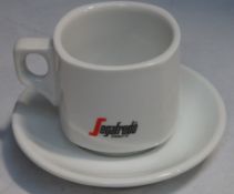 16 x Sets of Segafredo Cups & Saucers – Ref : CAT083 – Boxed – New – Unused – Complete with saucer –