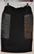 1 x Hemyca Black Skirt – Size 8 - High Resale Value – Ref : G37 - CL007 - Location: Altrincham WA14