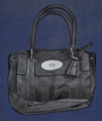 50 x Nylon Mulberry Style Handbags –  NJB059 – Each Features A Cool Photo-Print Fabric Design – Very