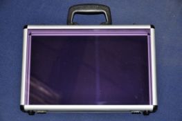5 x Purple Transparent Presentation Cases – NJB056 - CL008 - Location: Bury BL9  RRP £100