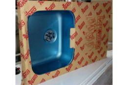 1 x Teka 1.0 Bowl Stainless Steel Kitchen Sink - Model 12120033 - Size: 80 x 50 cms - New and Unused