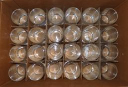 24 x Pasabahce 6oz Glass Tumbler – Ref : CAT048 – New – Unused – Toughened Hiball – Boxed –