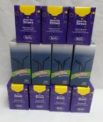 9000 x Plastico Black Various Disposable Straws – Ref : CAT067 – New – Unused – Boxed – 4 Boxes of