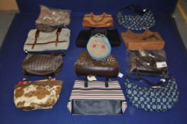 12 x Various Textile Bags ( Brands Include Shelleys,  Edinburgh Woollen mill )  - Great Resale