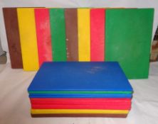 17 x Chefs Heavy Duty Chopping Boards – Ref : CAT024 – Used - Recently Removed from a Professional