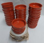 29 x Fansa Bowls & Small White plates – Ref : CAT043 – Dimensions : 12x3cm – New – Not in