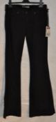 1 x Pair of Hudson Black Denim Jeans – Size 27 Waist –  Contemporary Style - New with Tags – High