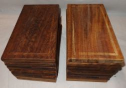 20 x Wooden Serving Plates – Ref : CAT026 – Used in Good Condition - Recently Removed from a