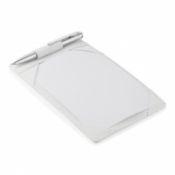 1 x Genuine Fine Leather Jotter by ICE London – EGW-6004-WH - Colour: White - Includes Note