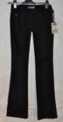 1 x Pair of Hudson Black Denim Jeans – Size 25 Waist –  Contemporary Style – New with Tags – High