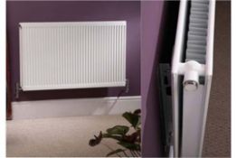 1 x Quinn Radiators Single Panel Single Convector Radiator - 1600 x 700mm - Capacity 6399.38BTU/