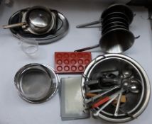 Bulk Lot Catering / Chefs Equiptment – Ref : CAT110 – Conical Sieves / Strainers , Scoops, Ladles,