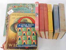A small collection of vintage childrens books to include 1st edition Enid Blyton etc