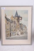 John S. Spence, Tolbooth Canongate, Edinburgh Scottish watercolour signed to the corner with