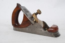 A LATE 19TH/EARLY 20TH-CENTURY SCOTTISH PATTERN SMOOTHING PLANE with fine wood infill