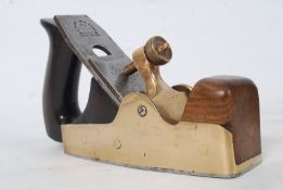 A Maples vintage Brass and Rosewood smoothing plane