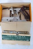 TOOLS; A 1960's Stanley No.50 plane in original box with instructions and cutters.