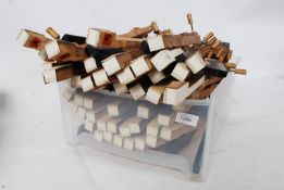 A complete set of Victorian / Edwardian Ivory / Bone piano keys.